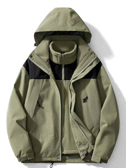 Linnea | Women's 3-in-1 Ski Jacket with Fleece Lining and Hood