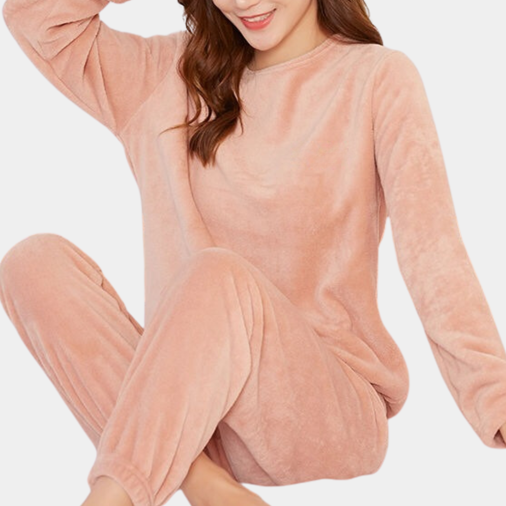 Elina | Women's Fleece Pyjama Set for Warm Winter Nights