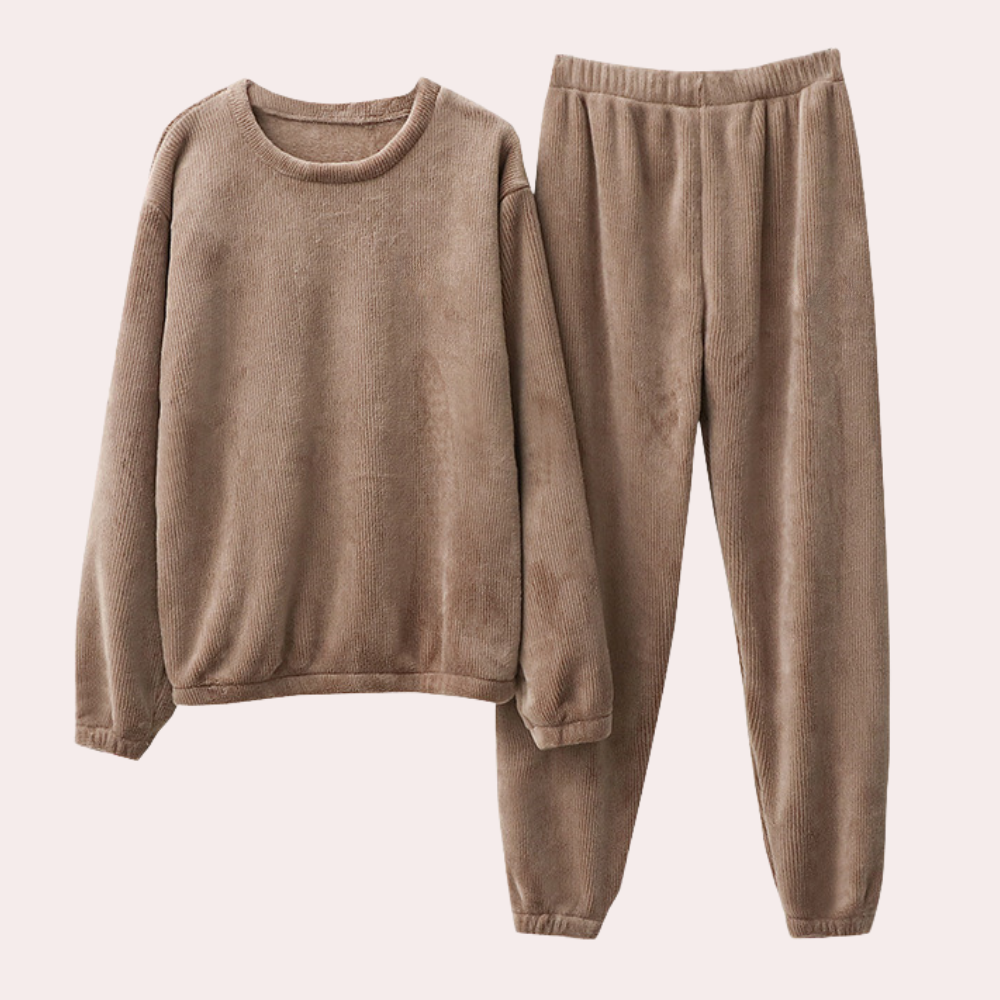 Elina | Women's Fleece Pyjama Set for Warm Winter Nights