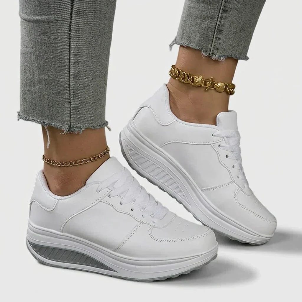 Galilea | Women's Platform Lace-Up Trainers