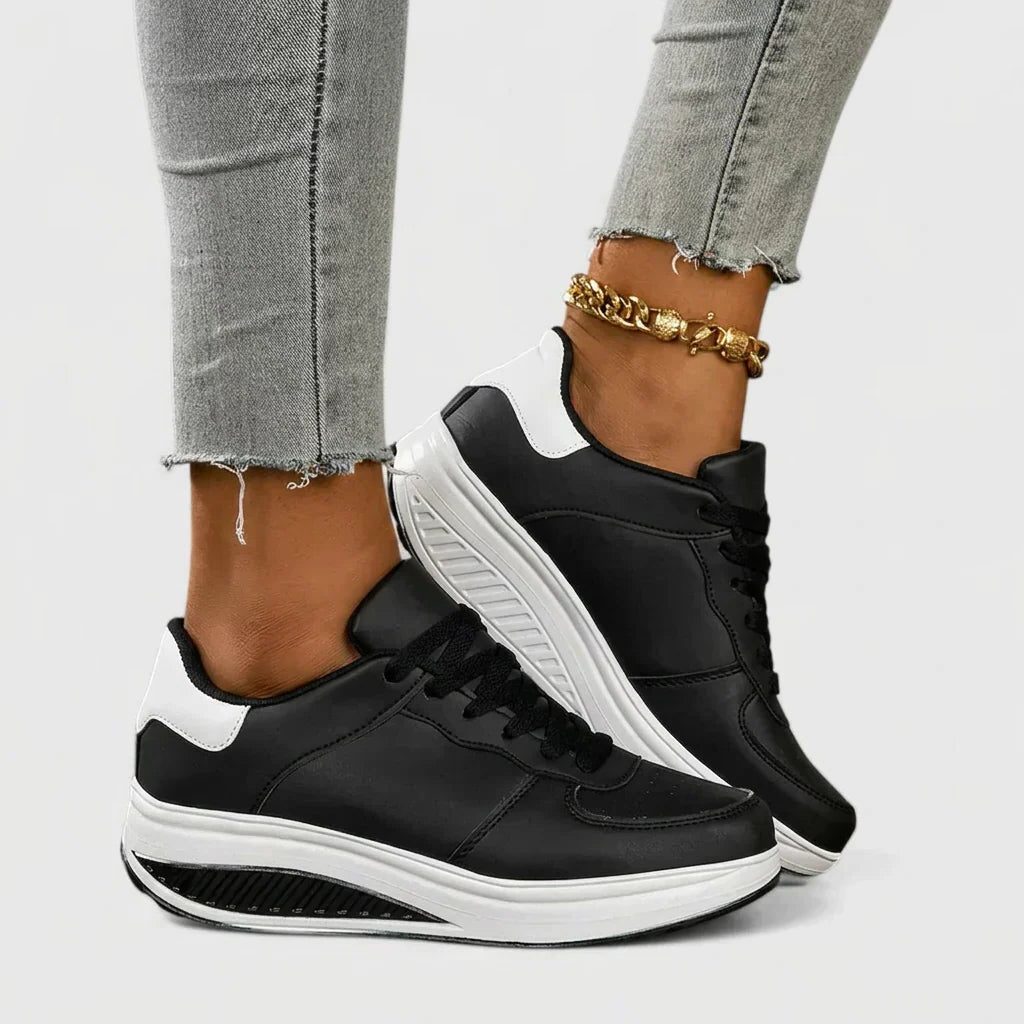 Galilea | Women's Platform Lace-Up Trainers