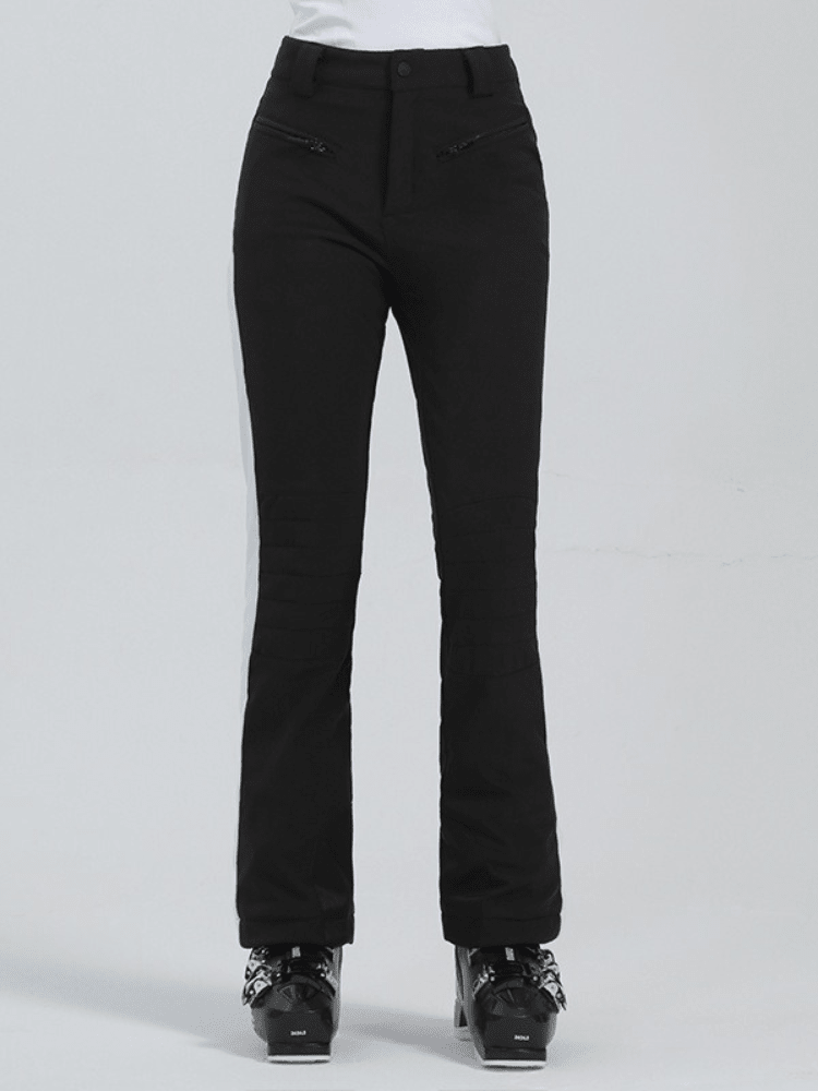 Torunn | Women's High Waisted Skinny Waterproof Ski Trousers with Snow Gaiters
