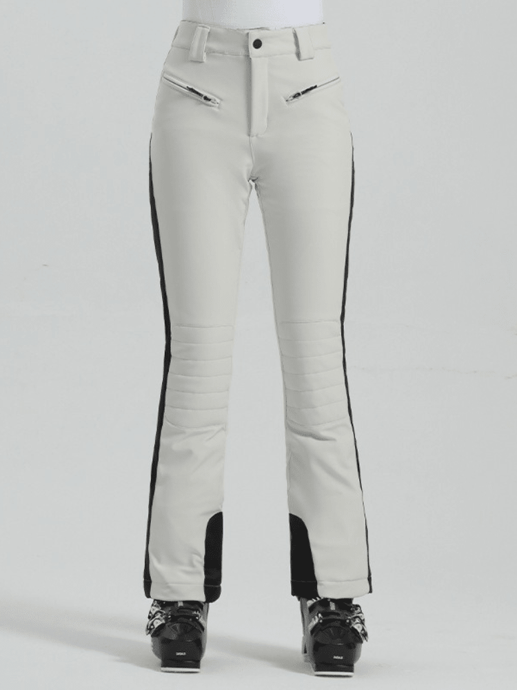 Torunn | Women's High Waisted Skinny Waterproof Ski Trousers with Snow Gaiters
