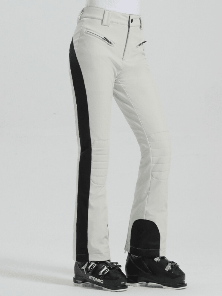 Torunn | Women's High Waisted Skinny Waterproof Ski Trousers with Snow Gaiters