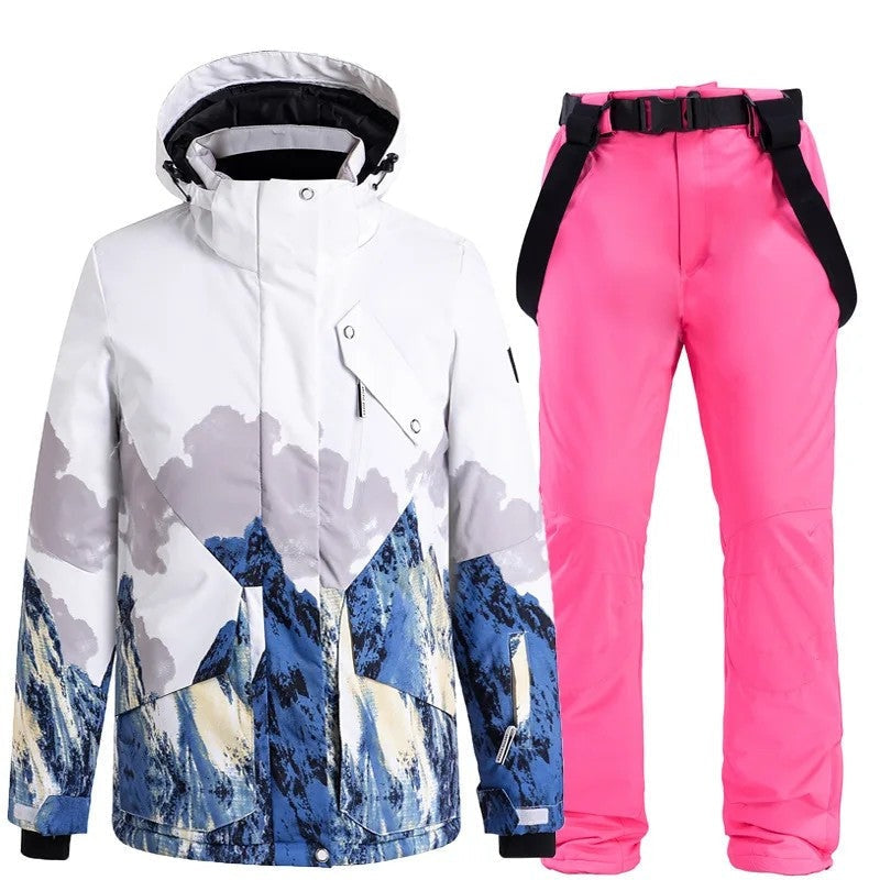 Sigrun | Women's Insulated Waterproof Ski Set with Hooded Jacket & Trousers