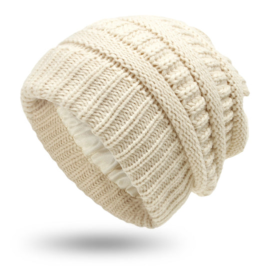 Ebba | Women's Fleece-Lined Cable Knit Winter Beanie