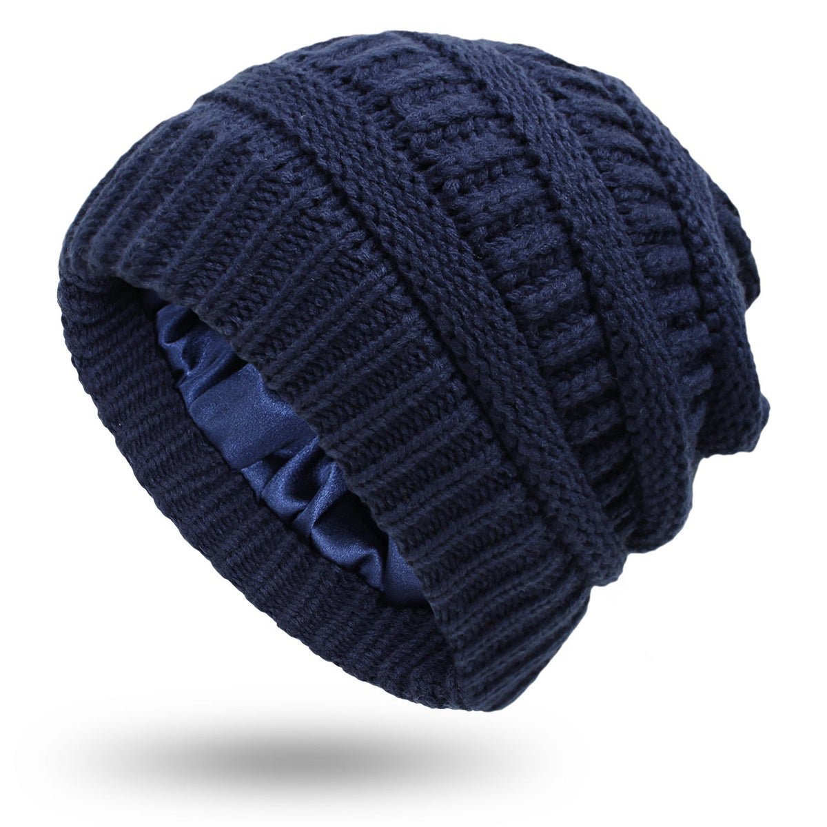Ebba | Women's Fleece-Lined Cable Knit Winter Beanie