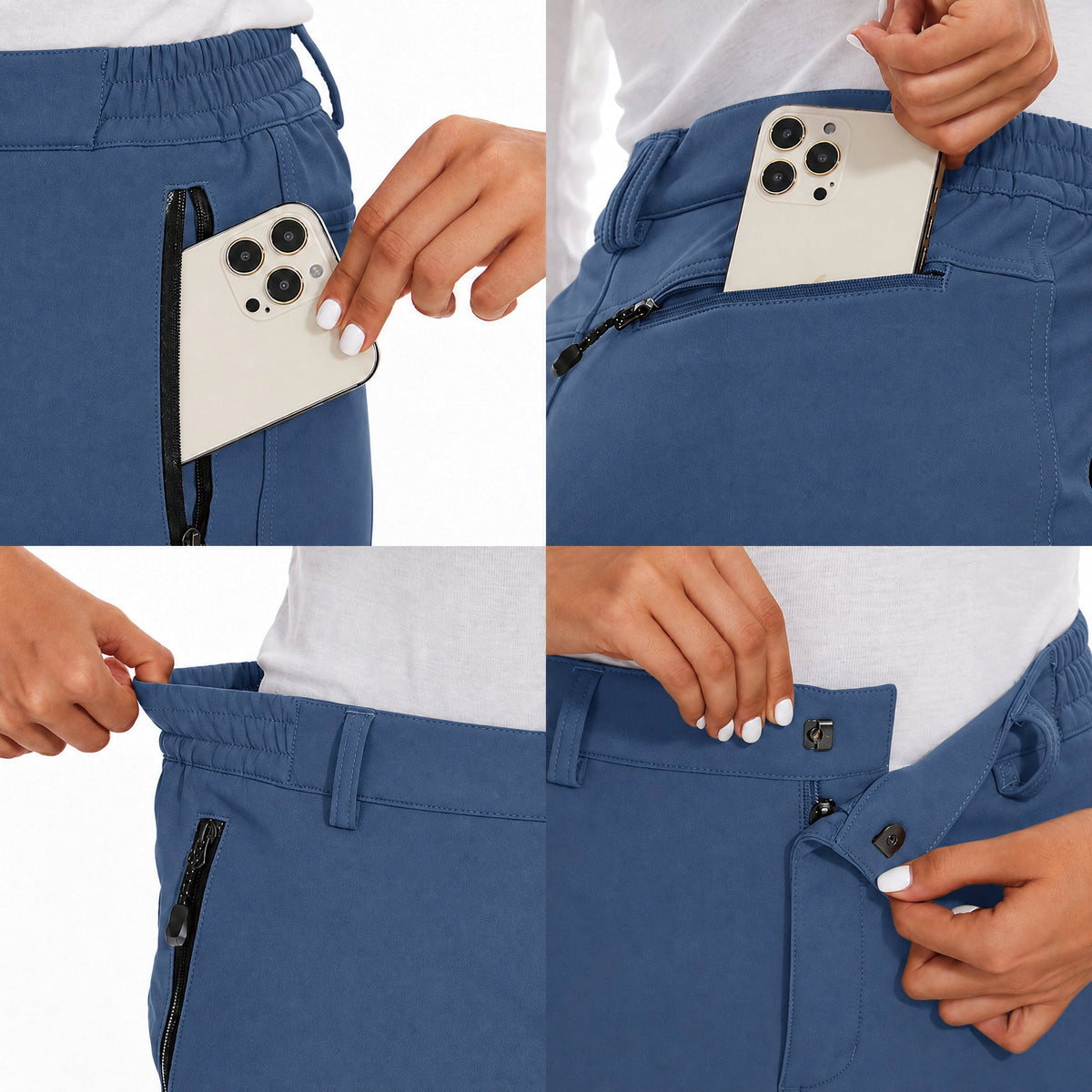 Bodil | Women's Fleece Lined Water-Resistant Ski Trousers