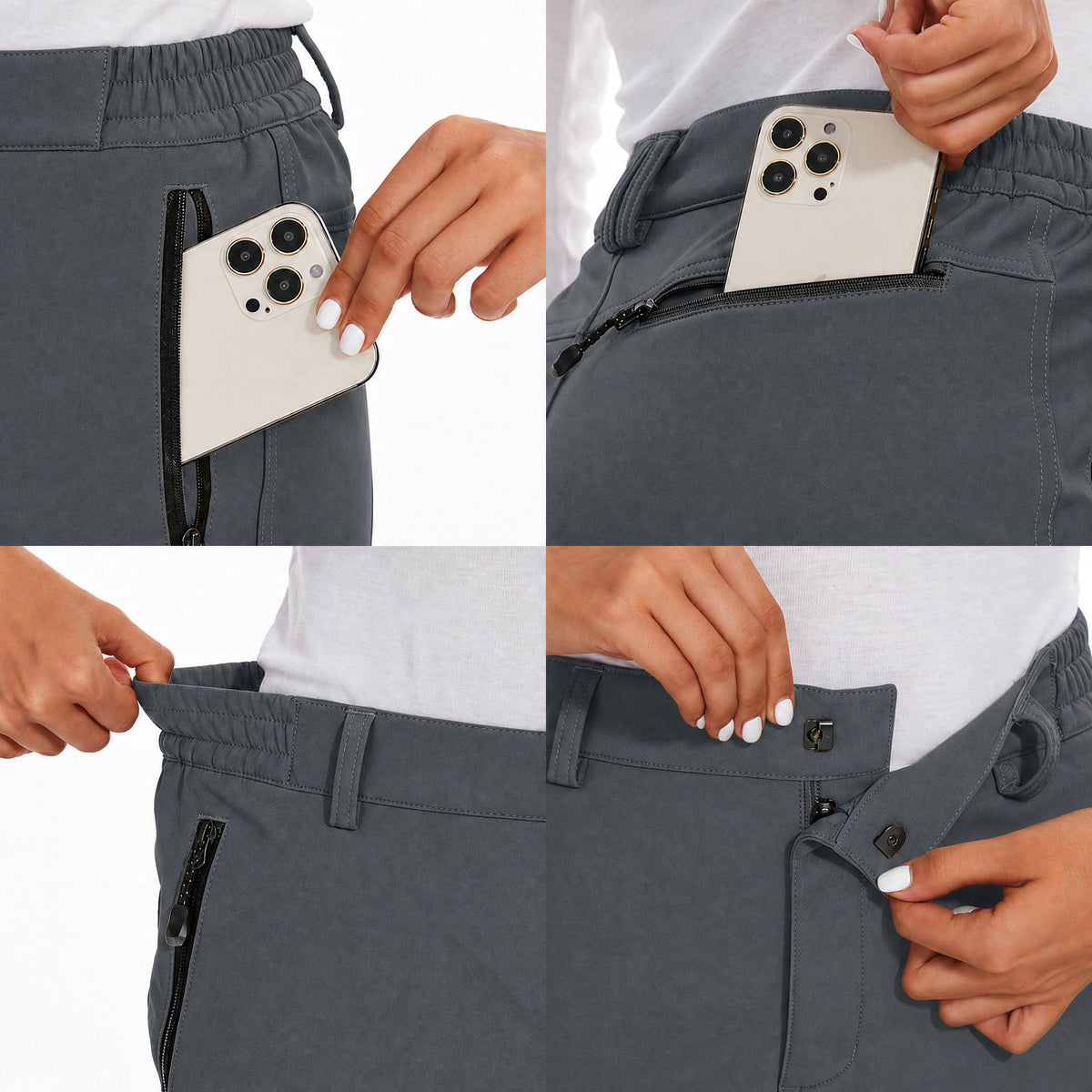 Bodil | Women's Fleece Lined Water-Resistant Ski Trousers