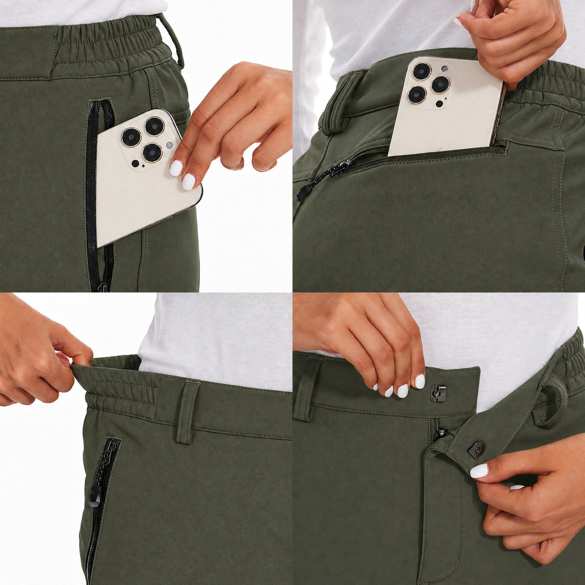 Bodil | Women's Fleece Lined Water-Resistant Ski Trousers