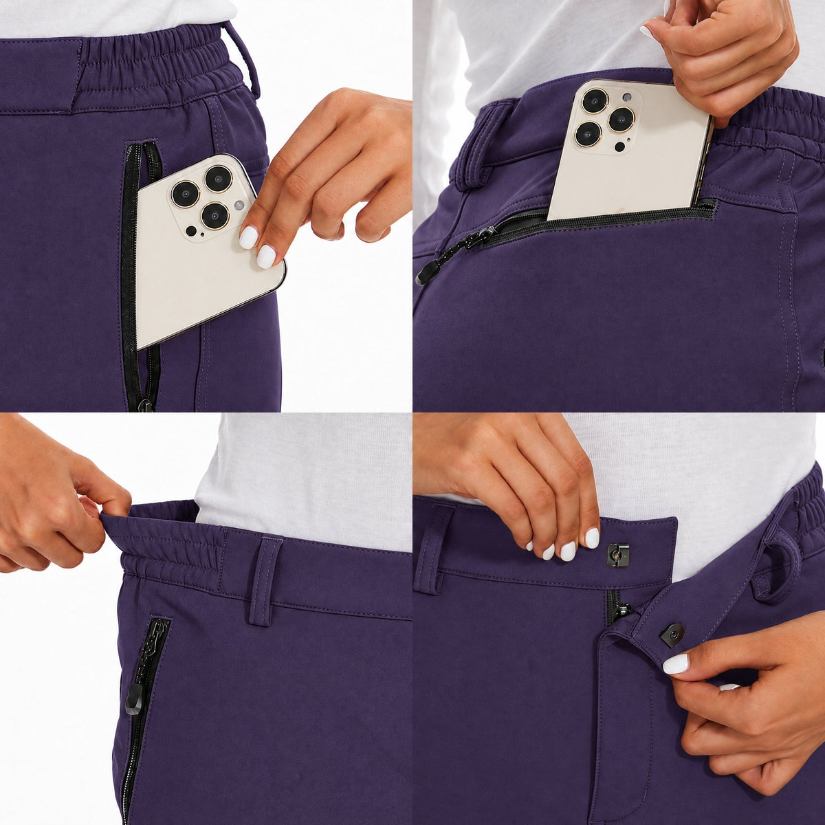 Bodil | Women's Fleece Lined Water-Resistant Ski Trousers
