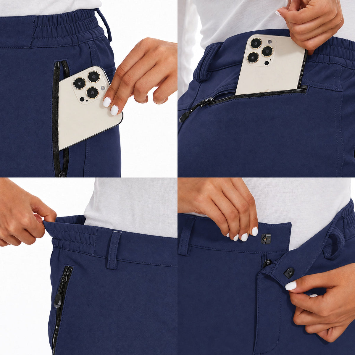 Bodil | Women's Fleece Lined Water-Resistant Ski Trousers