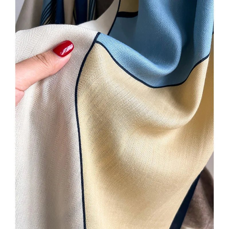 Dilys | Women's Oversized Wool & Cotton Blend Scarf