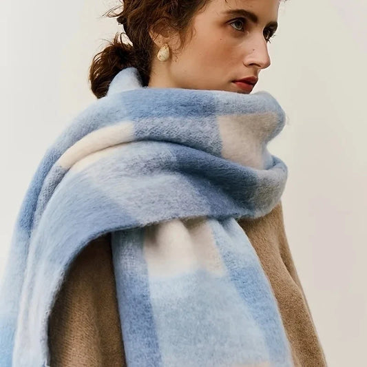 Elsa | Women's Thick Plush Winter Scarf – 230 cm Long