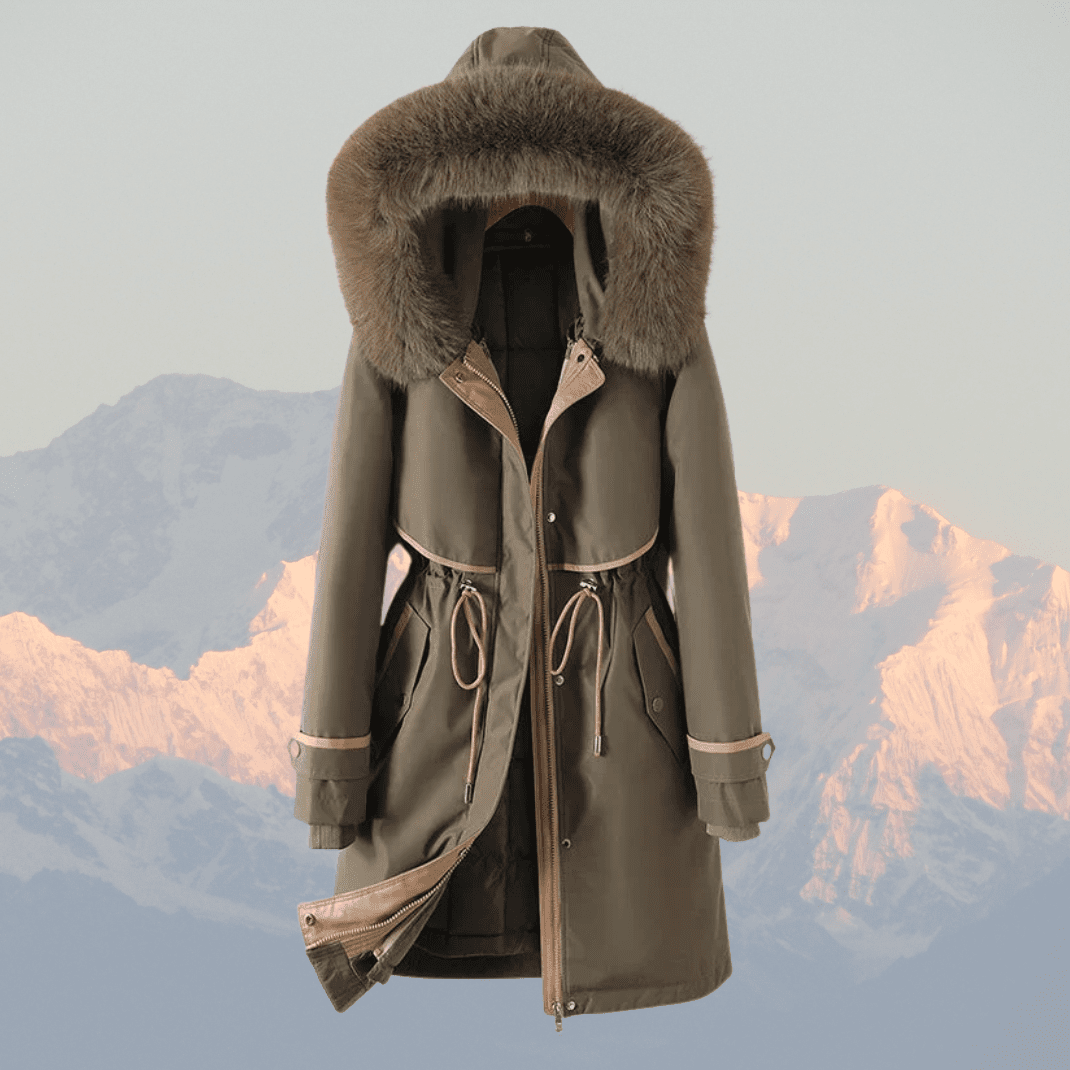 Agatha | Women's Faux Fur Hooded Quilted Winter Parka Coat
