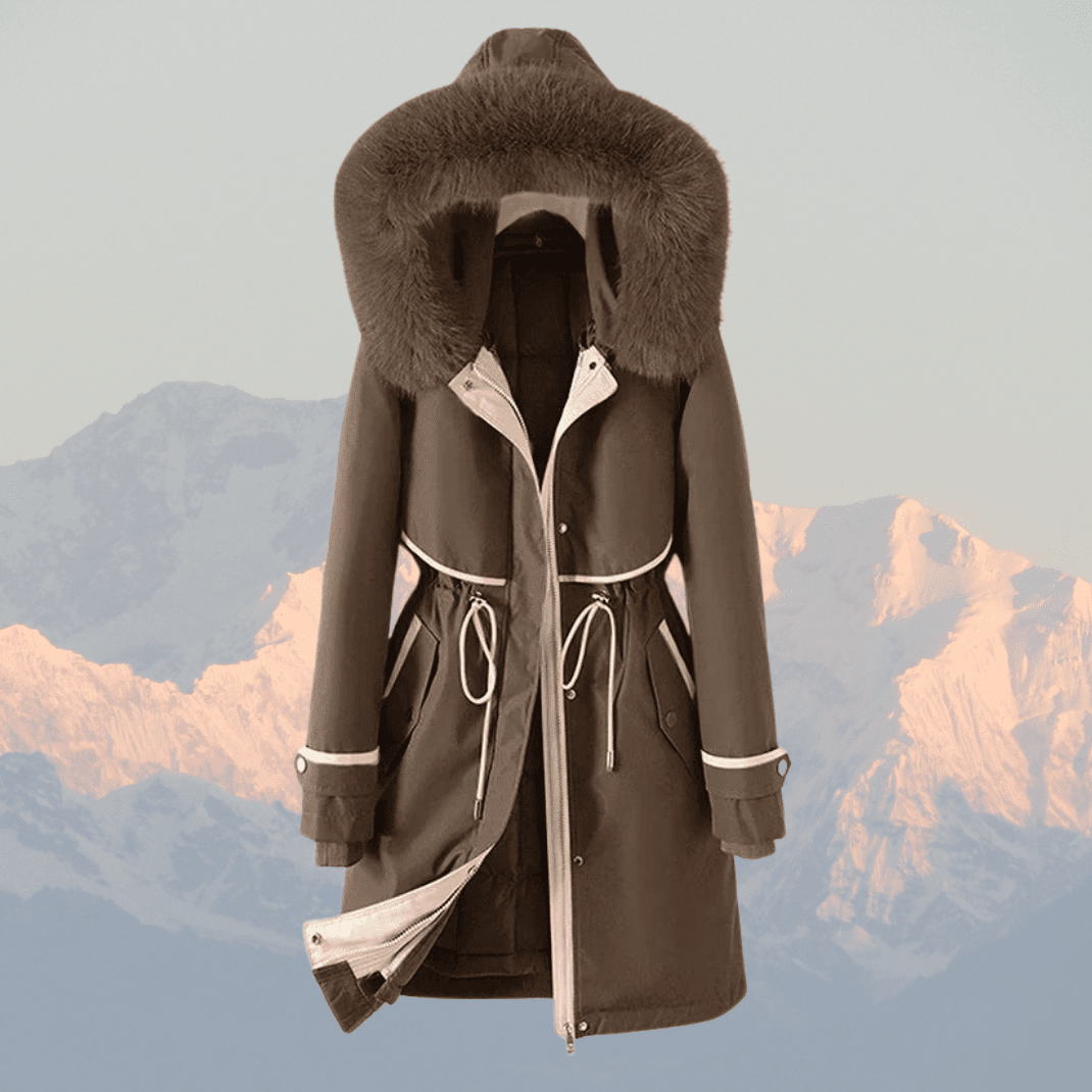 Agatha | Women's Faux Fur Hooded Quilted Winter Parka Coat