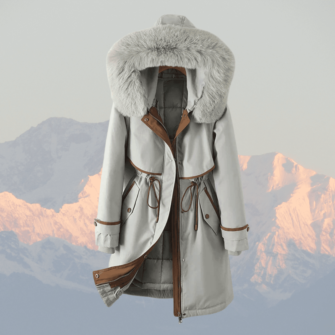 Agatha | Women's Faux Fur Hooded Quilted Winter Parka Coat