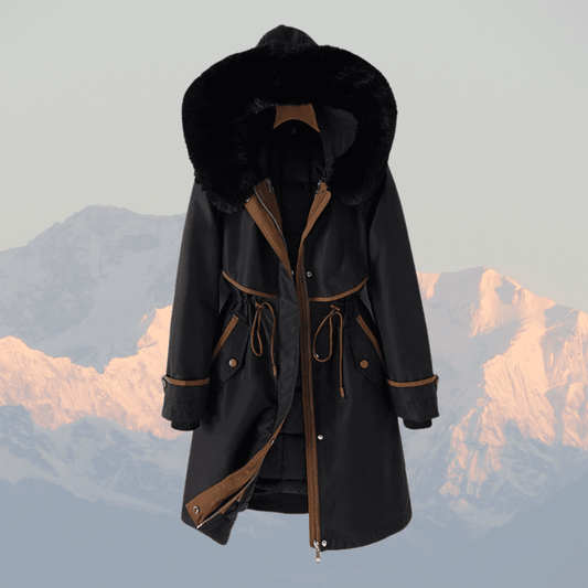 Agatha | Women's Faux Fur Hooded Quilted Winter Parka Coat
