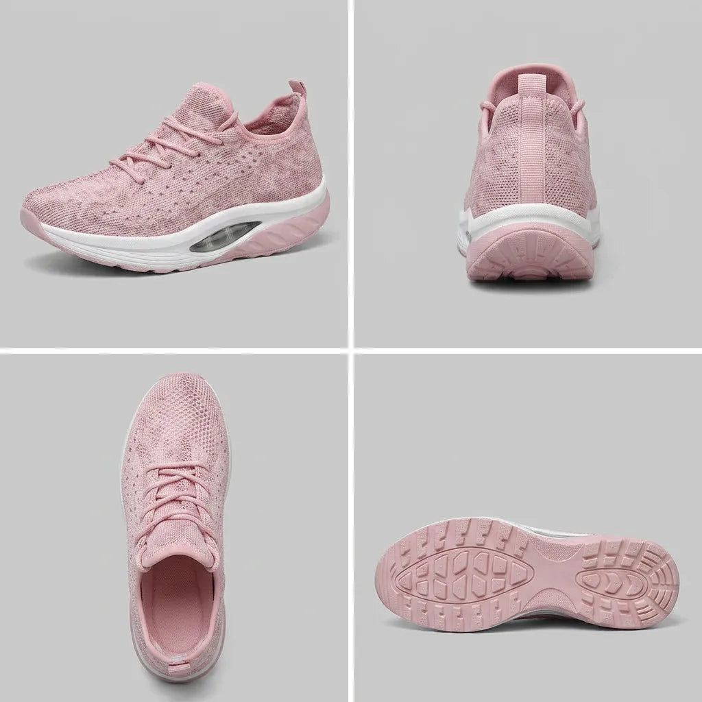Perrie | Women's Lightweight Breathable Lace-Up Running Shoes with Cushioned Air Sole