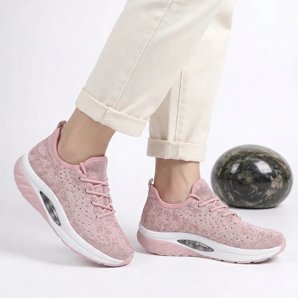 Perrie | Women's Lightweight Breathable Lace-Up Running Shoes with Cushioned Air Sole