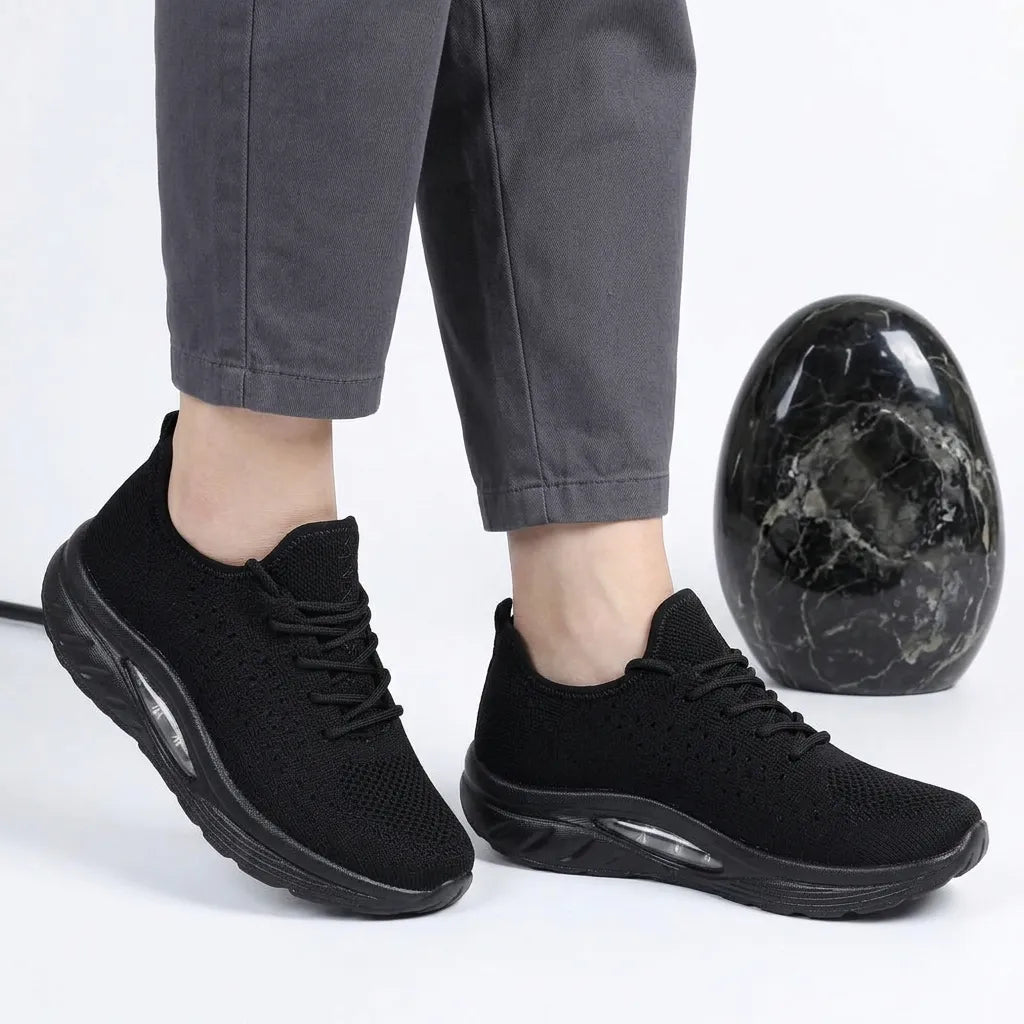 Perrie | Women's Lightweight Breathable Lace-Up Running Shoes with Cushioned Air Sole