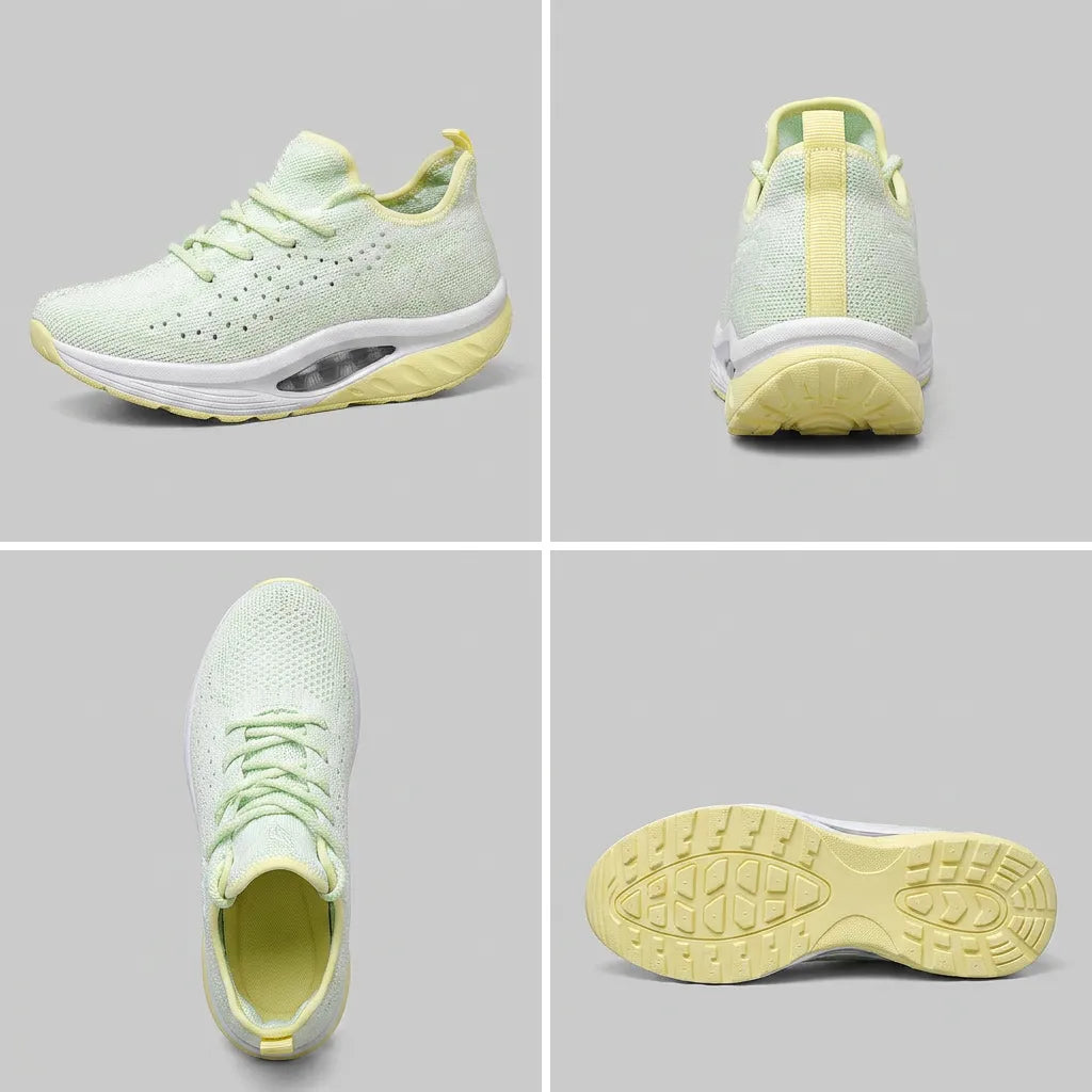 Perrie | Women's Lightweight Breathable Lace-Up Running Shoes with Cushioned Air Sole
