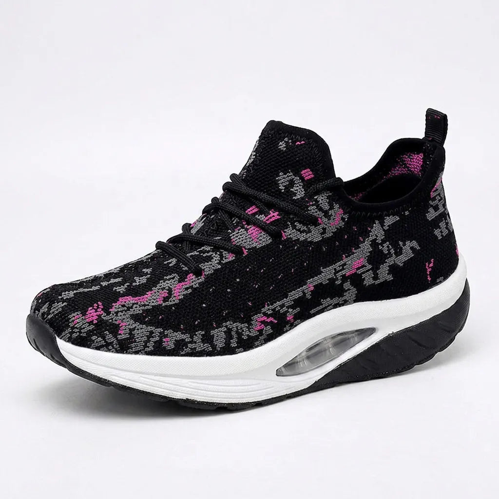 Perrie | Women's Lightweight Breathable Lace-Up Running Shoes with Cushioned Air Sole
