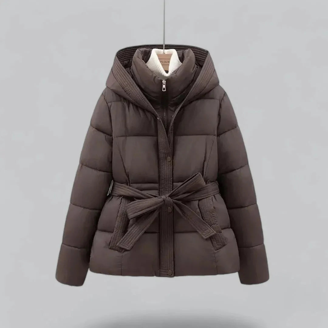 Kaisa | Women's Belted Hooded Puffer Jacket