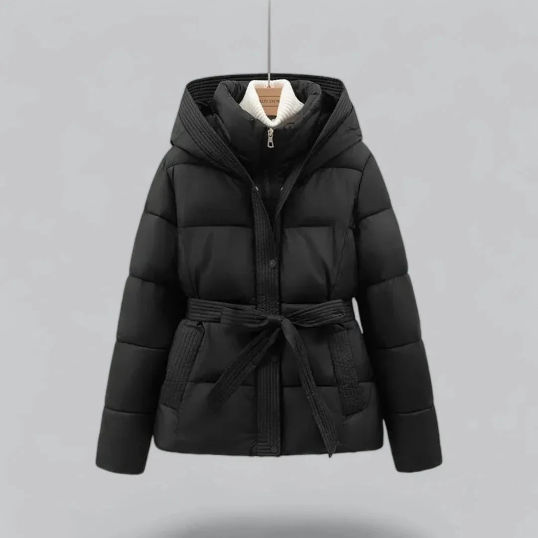 Kaisa | Women's Belted Hooded Puffer Jacket