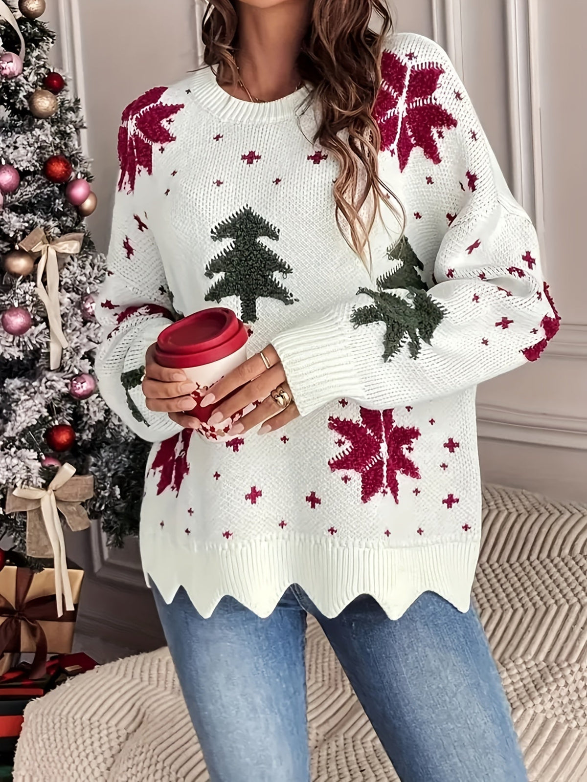 Carol | Women's Knitted Christmas Jumper