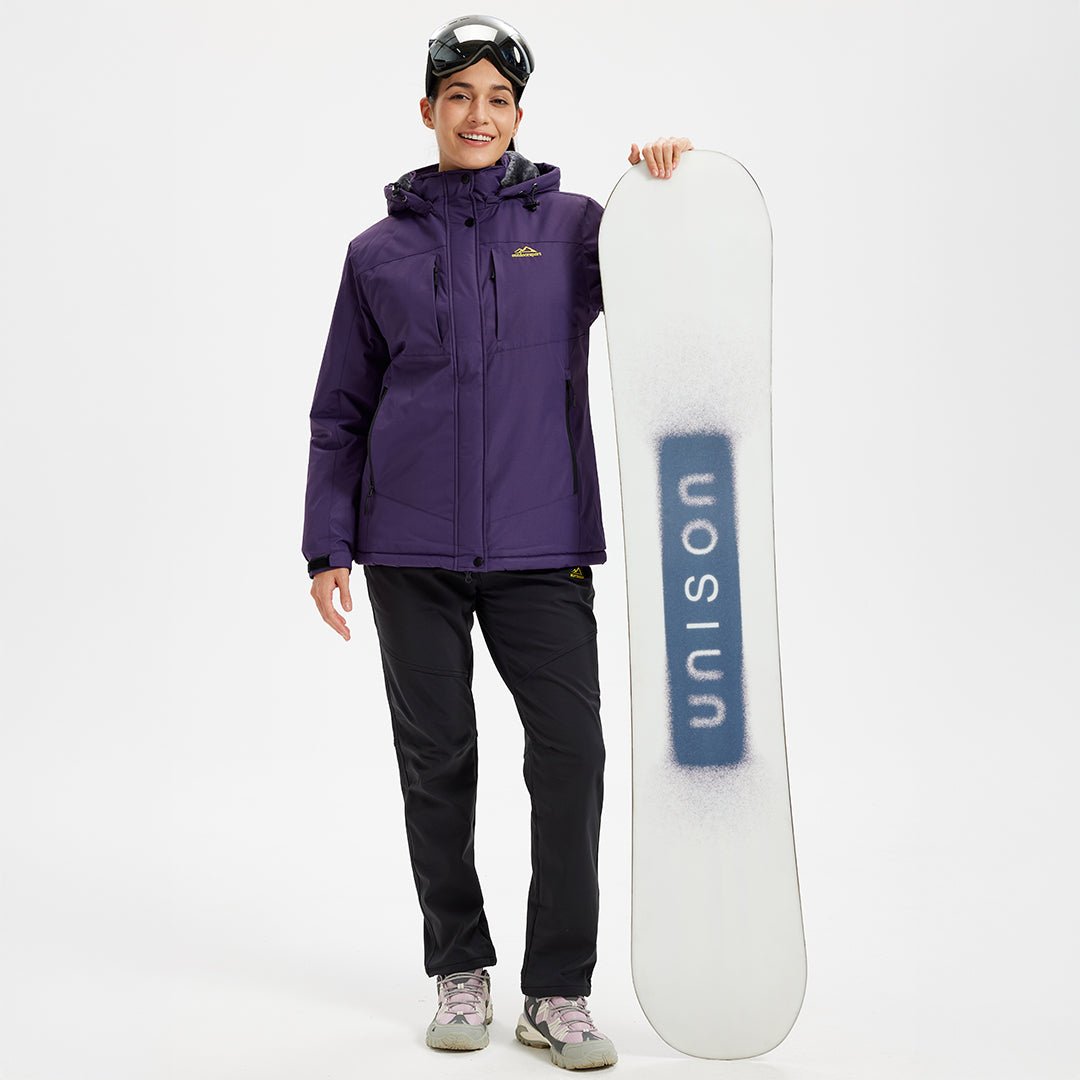 Oriel | Women's Insulated Waterproof Ski Jacket with Detachable Hood