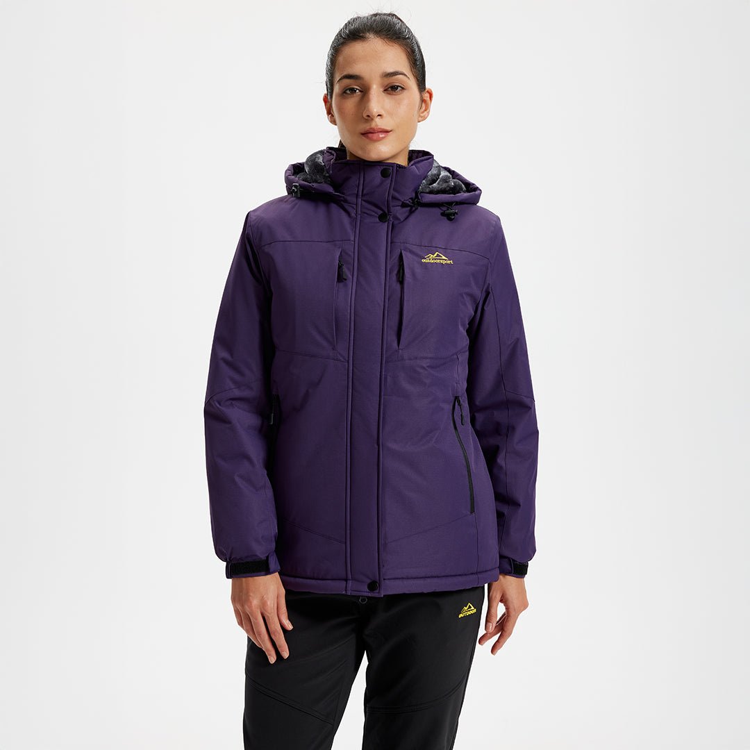 Oriel | Women's Insulated Waterproof Ski Jacket with Detachable Hood