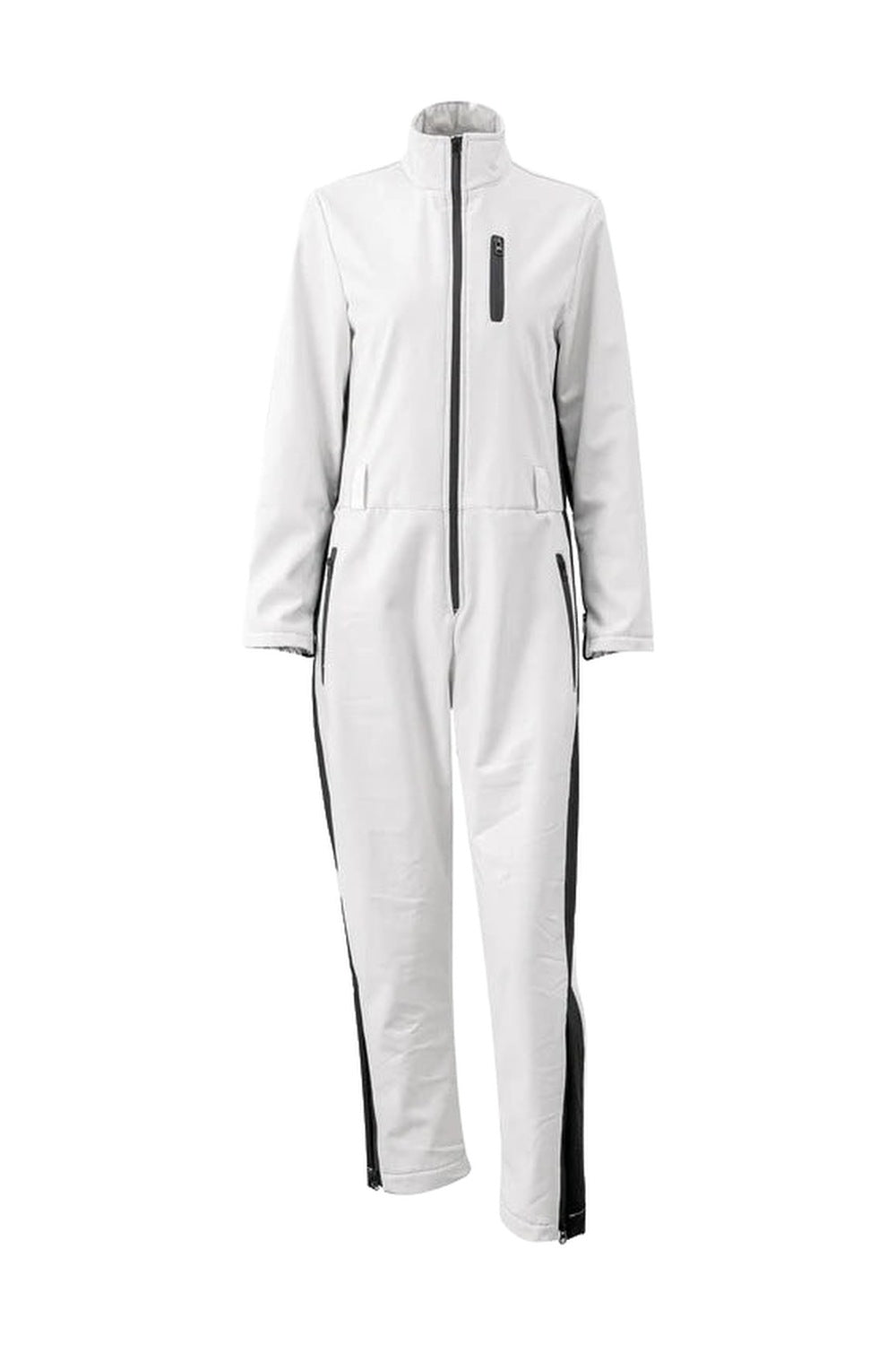 Hedda | Women's Belted One-Piece Ski Suit with Stand Collar
