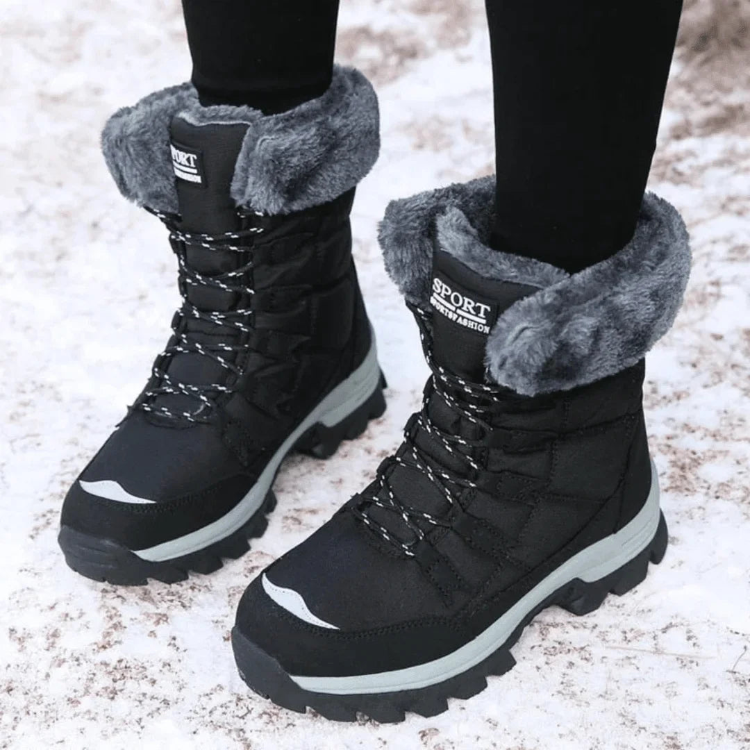 Elin | Women's Water-Resistant Quilted Winter Boots