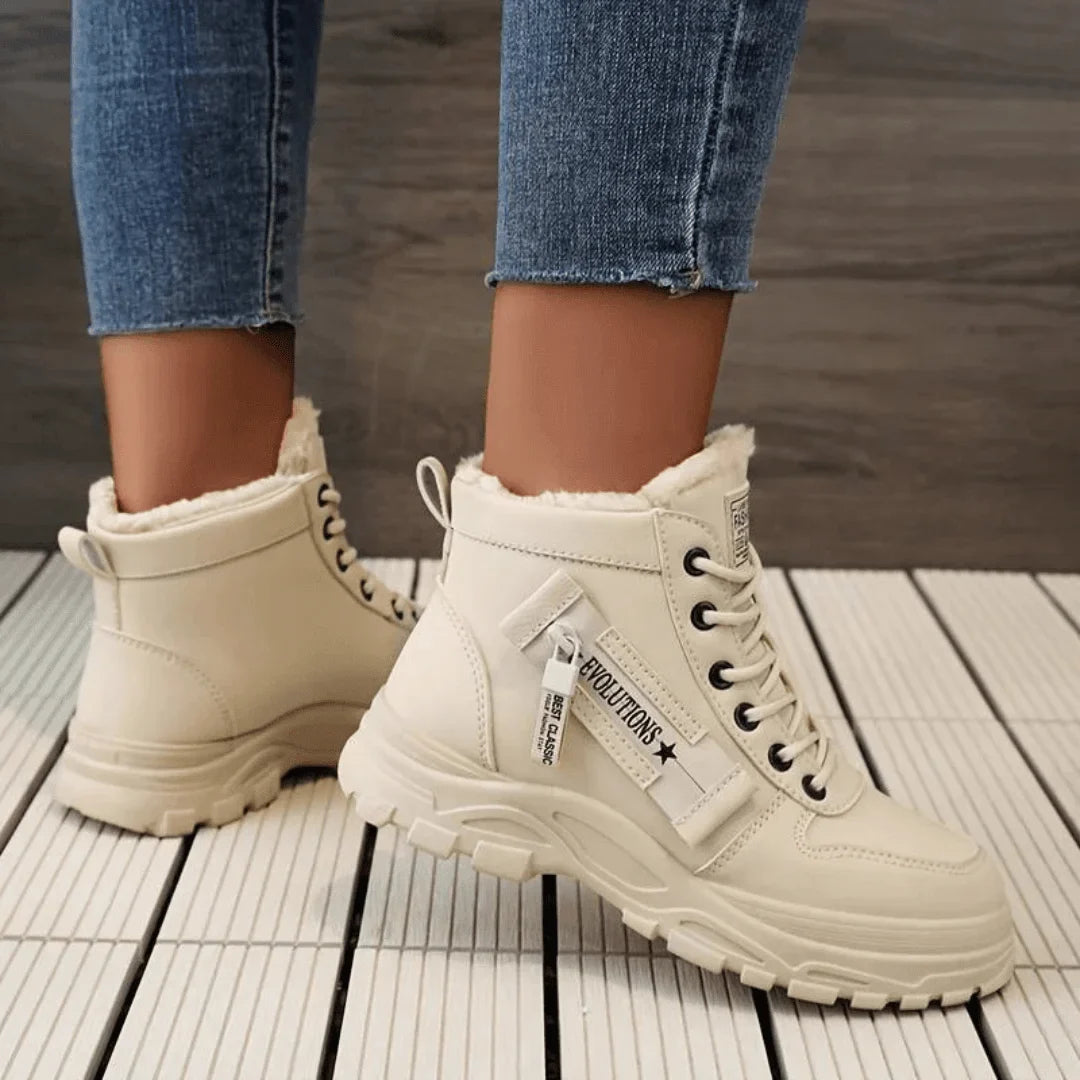 Brigid | Women's Chunky Plush-Lined Winter Boots