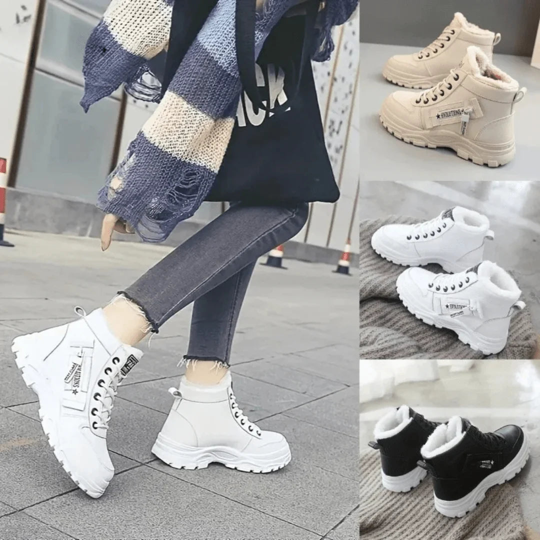 Brigid | Women's Chunky Plush-Lined Winter Boots