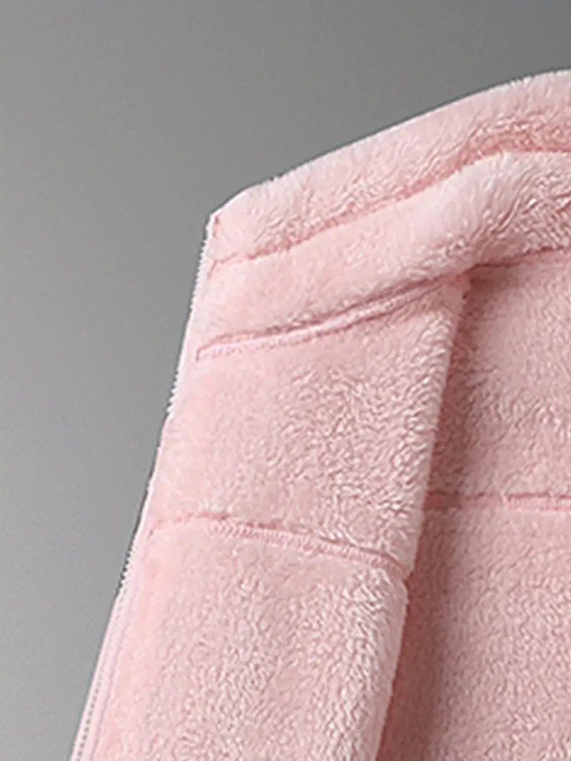 Delyth | Women's Reversible Fluffy Winter Jacket with Stand Collar